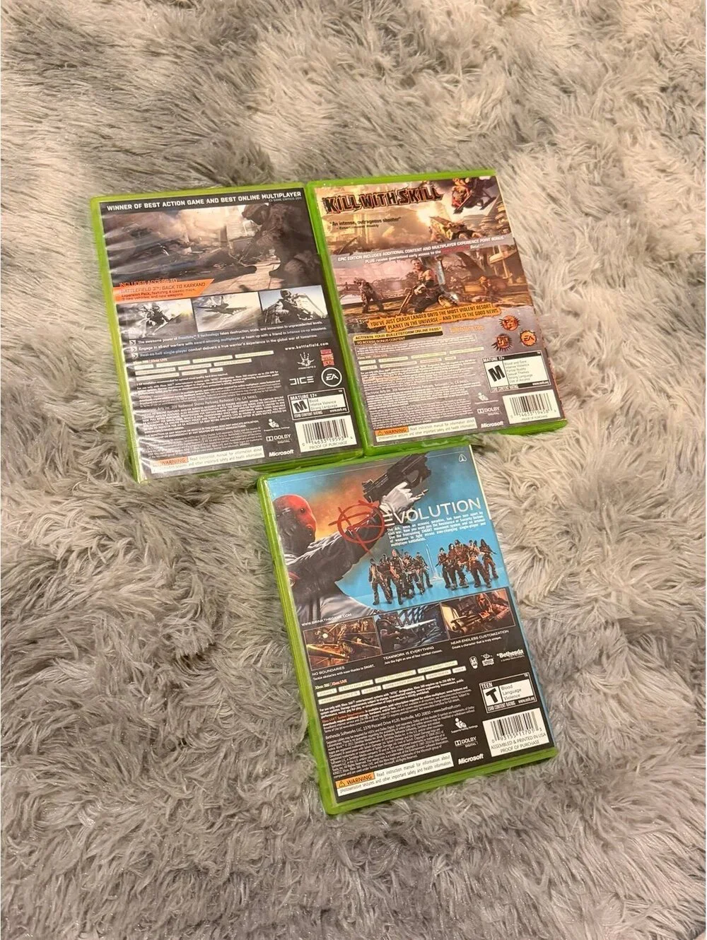 3 XBOX 360 games